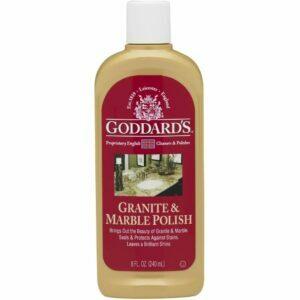 A melhor opção de limpador de granito: Goddards Granite & Marble Polish