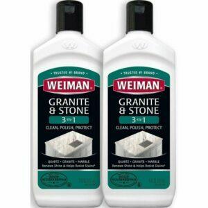 A melhor opção de limpador de granito: Weiman Granite Cleaner and Polish