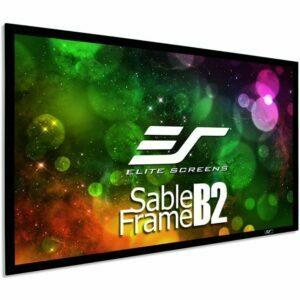 Най-добрият вариант на екрана за проектор: Елитни екрани Sable Frame B2 120-INCH екран