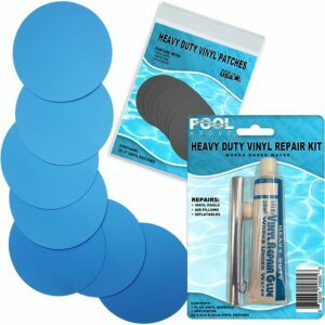 De beste optie voor zwembadpatches: Pool Above Heavy-Duty Vinyl Repair Patch Kit