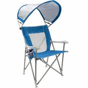 Най -добрите опции за столове за плаж: GCI Сгъваем капитански плажен стол на открито край водата SunShade