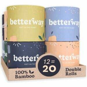 Labākais bambusa tualetes papīra variants: Betterway bambusa tualetes papīrs