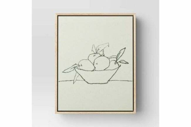 საუკეთესო ადგილები ხელოვნების ონლაინ შესაძენად: ხილის თასი არაჩარჩოიანი კედლის ტილო