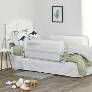 Найкращий варіант дитячих поручнів для ліжка: Двостороння огорожа для ліжка Regalo HideAway