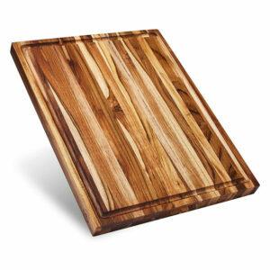As melhores opções de tábuas de corte de madeira: Sonder Los Angeles, tábua de cortar madeira de teca
