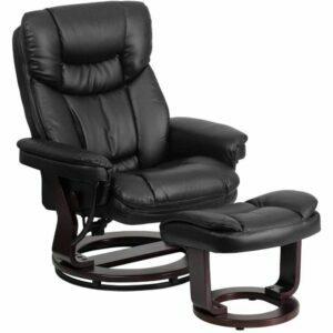 הכורסאות הטובות ביותר לאפשרויות לכאבי גב: ריהוט פלאש BT-7821-BK-GG כורסא עכשווית