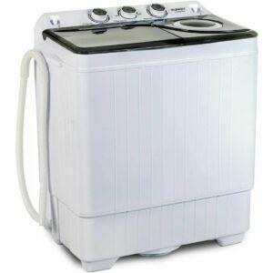 洗濯機と乾燥機ブラックフライデーオプション：KUPPETコンパクトツインタブポータブルミニ洗濯機
