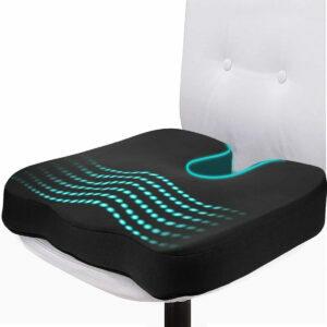 Melhores opções de almofada de assento: Almofada de assento de gel para longa sessão