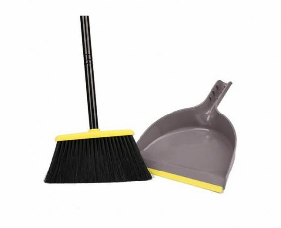 A melhor opção de vassoura: TreeLen Angle Broom with Dustpan