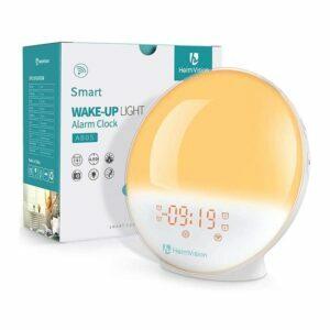 Geriausias radijo laikrodžio pasirinkimas: „heimvision Sunrise Alarm Clock“
