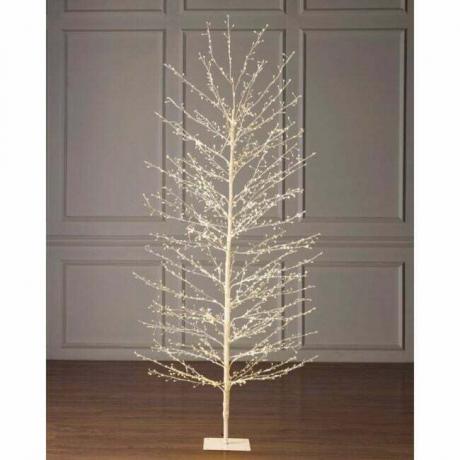 La migliore opzione per le decorazioni natalizie all'aperto: albero ramoscello con luce fatata all'aperto