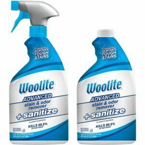 Geriausias kilimų dėmių valiklis: „Woolite Advanced“ dėmių ir kvapų valiklis + dezinfekavimas