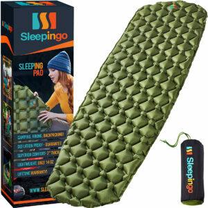 Cele mai bune opțiuni pentru Sleeping Pad: Sleepingo Camping Sleeping Pad