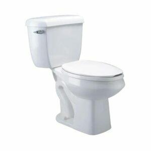 საუკეთესო ორადგილიანი ტუალეტის ვარიანტი: Zurn White WaterSense Dual Flush ტუალეტი