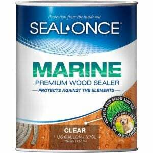 A melhor opção de selador de madeira ao ar livre: selador de madeira premium marinho Seal-Once
