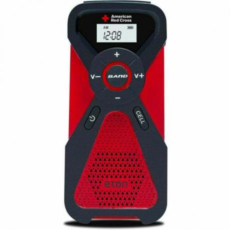 Labākā viedās mājas ierīču iespēja: Amerikas Sarkanā Krusta FRX3 rokas kloķa laika brīdinājuma radio