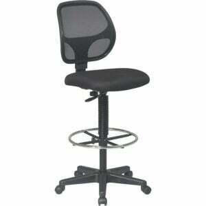 A melhor opção de cadeiras de desenho: Office Star DC2990 Deluxe Mesh Back Drafting Chair