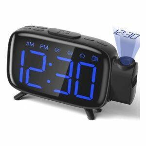 A legjobb óra rádió opció: ELEHOT Projection Alarm Clock Radio