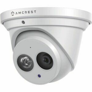 A melhor opção de câmera de visão noturna: câmera Amcrest UltraHD 4K Turret PoE