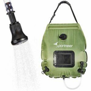Parhaat lahjat leiriläisille Vaihtoehto: Sportneer Solar Shower Bag