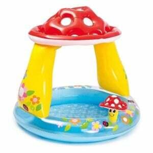 De beste kinderzwembadoptie: Intex Mushroom opblaasbare kinderzwembad