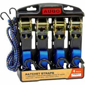 Den bedste ratchet stropper mulighed: AUGO Ratchet Tie Down stropper - 4 Pack