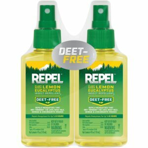 Лучший вариант натурального спрея от насекомых: REPEL Репеллент от насекомых на растительной основе с лимоном и эвкалиптом