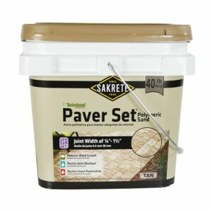 საუკეთესო პოლიმერული ქვიშის ვარიანტი: Sakrete Paver Set Joint Sand