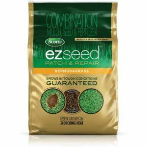 La meilleure option d'herbe pour les sols sablonneux: Scotts EZ Seed Patch and Repair Bermudagrass