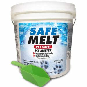 Melhores opções de derretimento de gelo: HARRIS Safe Melt, que aceita animais de estimação, derretedor de gelo e neve