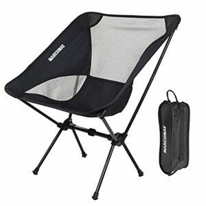 Най -добрите опции за плажни столове: Свръхлег сгъваем стол за къмпинг MARCHWAY