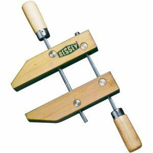 Geriausios dovanos medžio apdirbėjams: „Bessey HS-6“ 6 colių medinis rankinio varžto spaustukas
