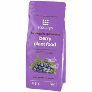 El mejor fertilizante para la opción de fresas: EcoScraps for Organic Gardening Berry Plant Food