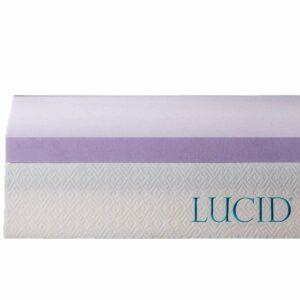 Лучший наматрасник от боли в спине: LUCID 3-дюймовый пенный топпер с эффектом памяти, наполненный лавандой