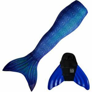 Parim basseini mänguasjade variant: Sun Tail Designer Mermaid Tail + Monofin