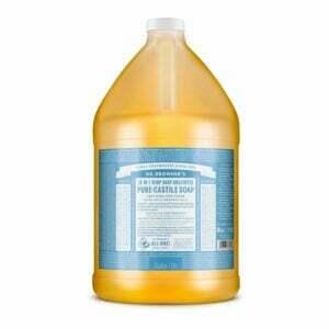 La mejor opción de detergentes para ropa para sistemas sépticos: Dr. Bronner's - Pure-Castile Liquid Soap
