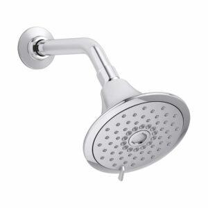 אפשרויות המקלחת הטובות ביותר לחיסכון במים: ראש מקלחת Kohler K-22169-G-CP Forte 1.75 GPM