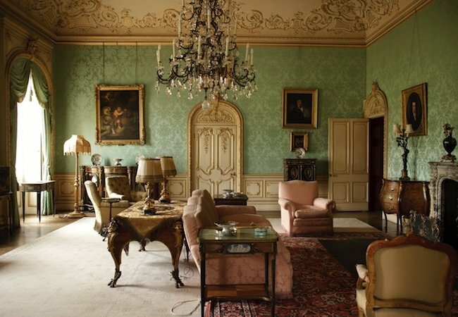 Farby farby Downton Abbey - obývacia izba