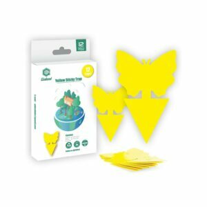 Bästa Gnat Trap-alternativet: Gideal 12-pack dubbelsidiga gula klibbiga fällor