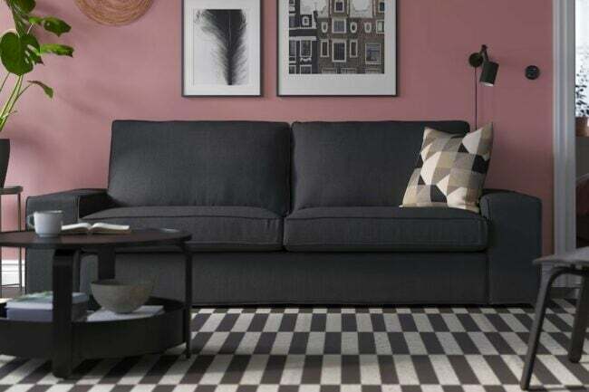 Labākie dīvāni, kuru cena ir mazāka par 1000 — dīvāns Aiden Square