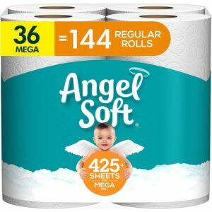 A legjobb WC -papír a szeptikus opcióhoz: Angel Soft WC -papír