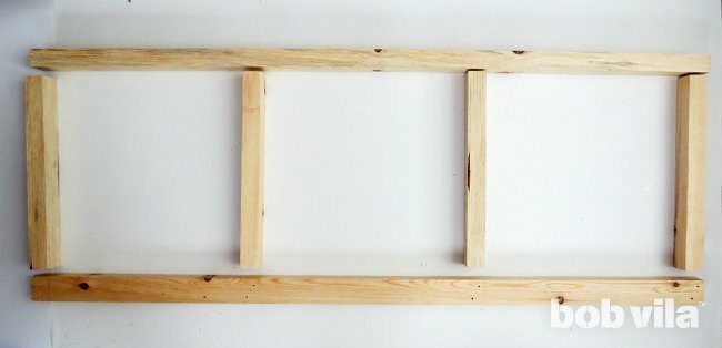 مقعد في الهواء الطلق DIY - قطع الأخشاب