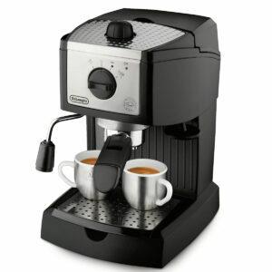 Labākās kapučīno pagatavošanas iespējas: De'Longhi EC155 15 bāru sūkņa espresso