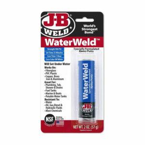 A melhor opção de epóxi para alumínio: J-B Weld 8277 WaterWeld Massa epóxi em bastão