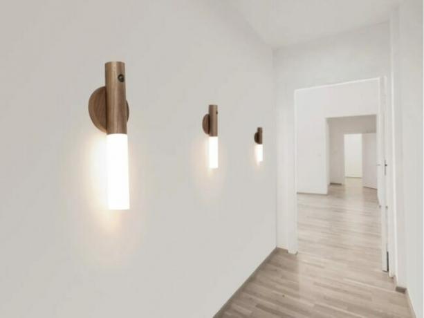 ideje za dekoracijo stanovanja - osvetlitev hodnika