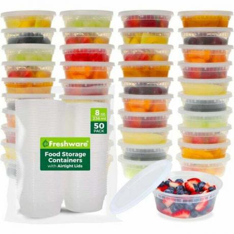 TK Produtos mais importantes para a preparação de refeições de acordo com os chefs: Recipientes de plástico empilháveis