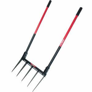 Beste tuinvorkopties: Bully Tools 92627 brede vork met glasvezelhandvat