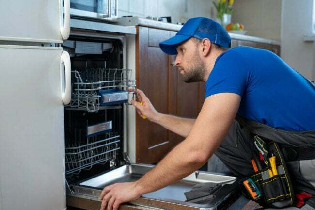 Udgifter til reparation af opvaskemaskine