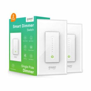 Geriausios „Smart Switch“ parinktys: „Gosund Smart Dimmer Switch“ „Alexa Google Home“