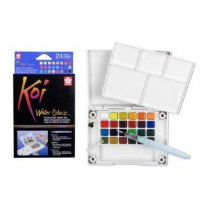 Najlepsza opcja farb akwarelowych: Sakura XNCW-24N 24, Assorted Watercolors Field Sketch